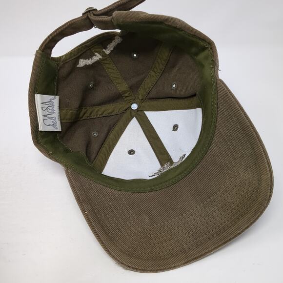 Torrey Pines Slideback Hat Brown One Size Embroidered Casa Del Mar Vintage USA - Picture 7 of 9